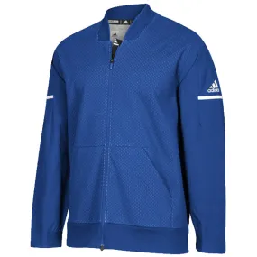 adidas Men's Collegiate Royal/White Squad Bomber Jacket