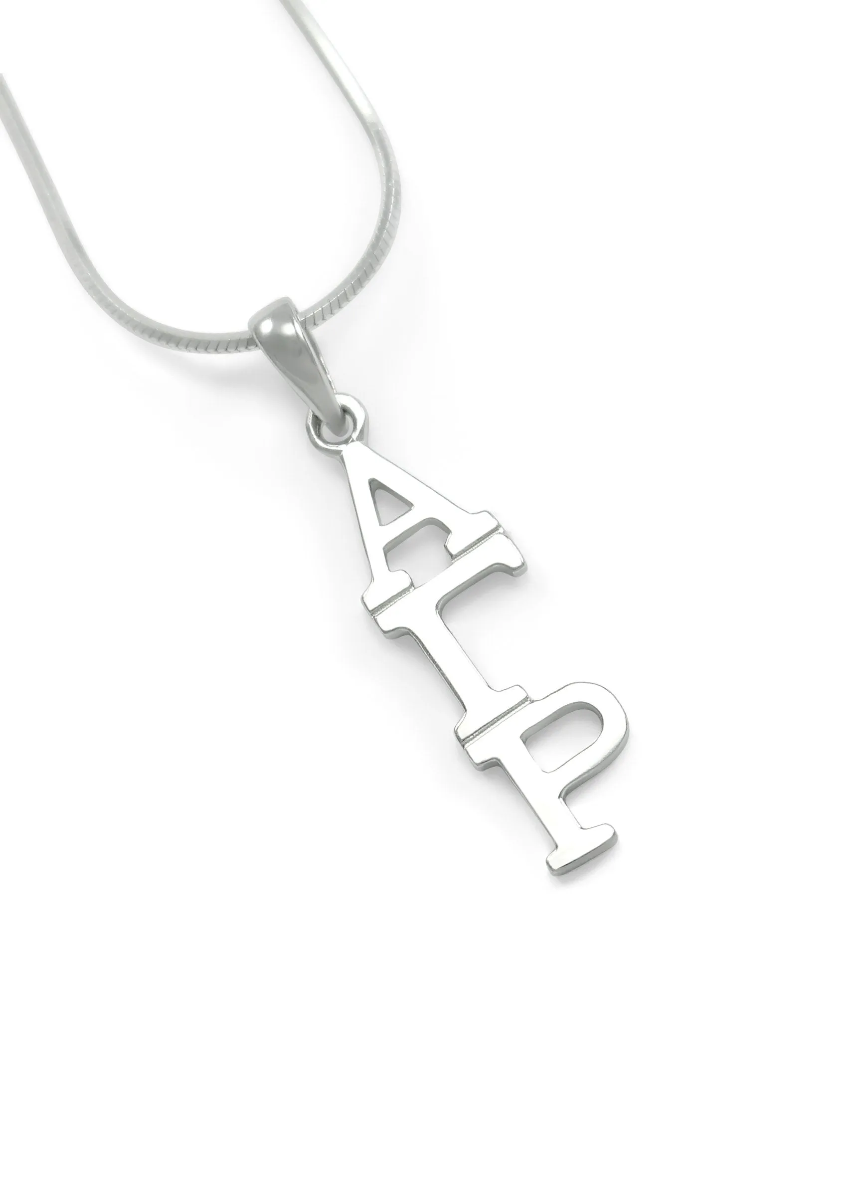 Alpha Gamma Rho Sterling Silver Lavaliere Pendant