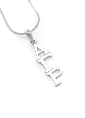 Alpha Gamma Rho Sterling Silver Lavaliere Pendant