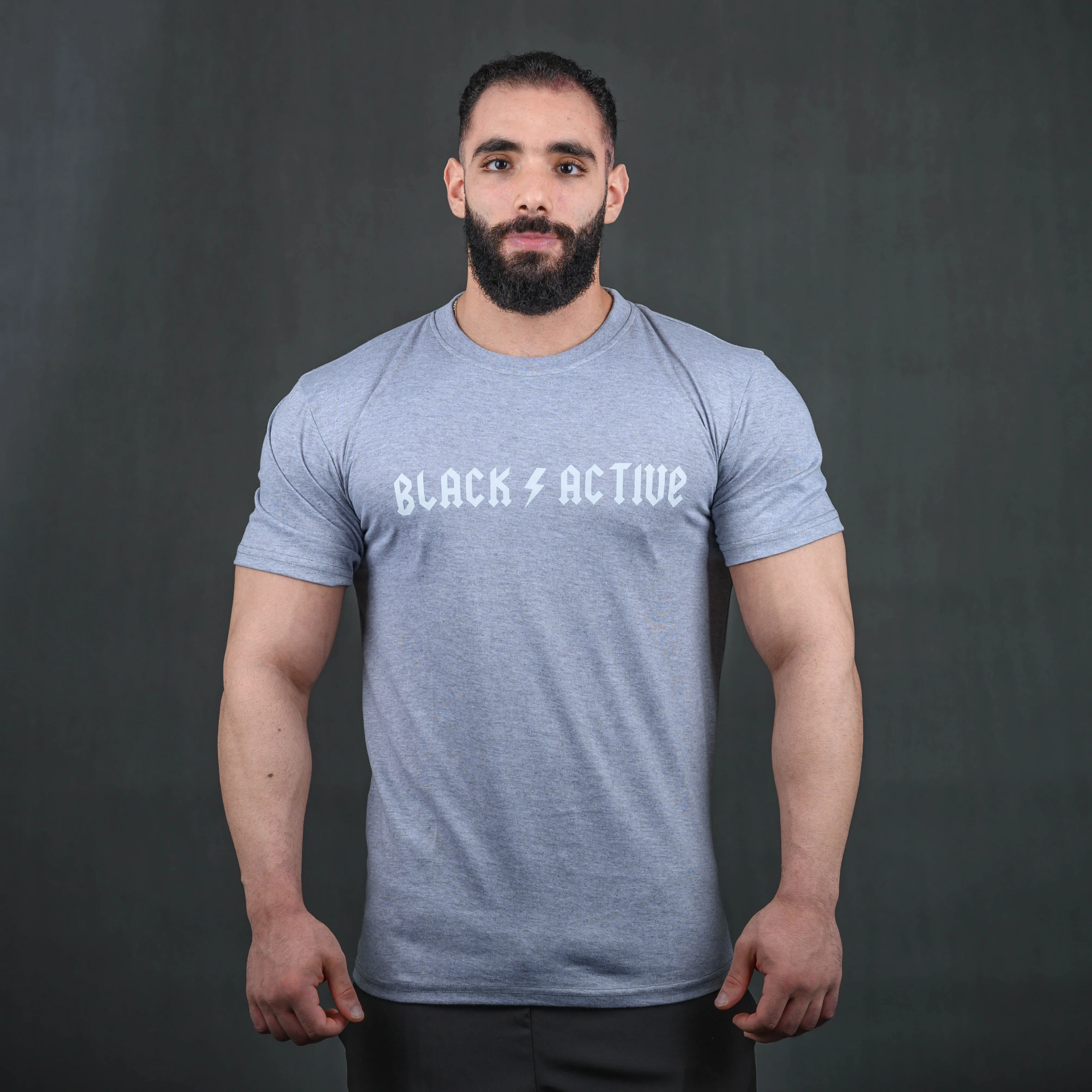 ATHLETIC T-SHIRT Grey Muscle Fit