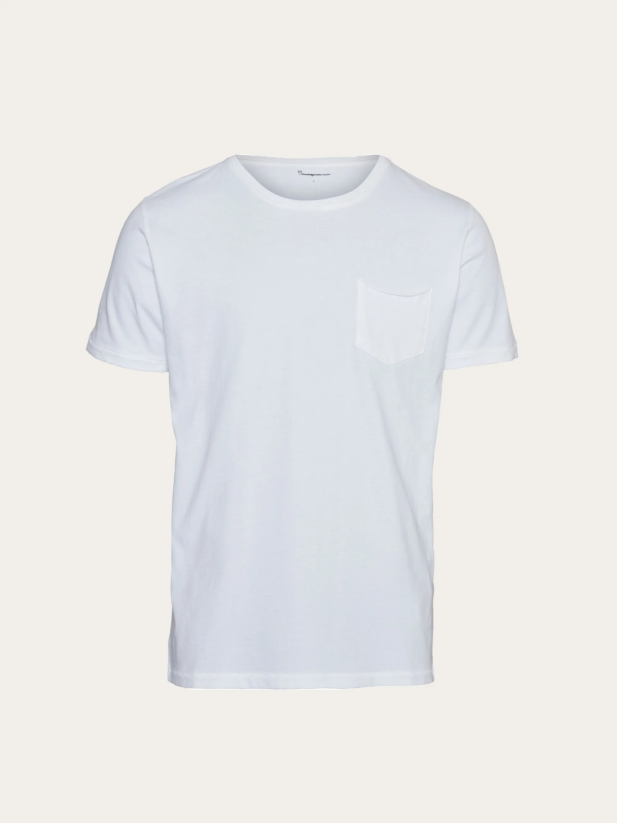 Basic chest pocket t-shirt - Bright White