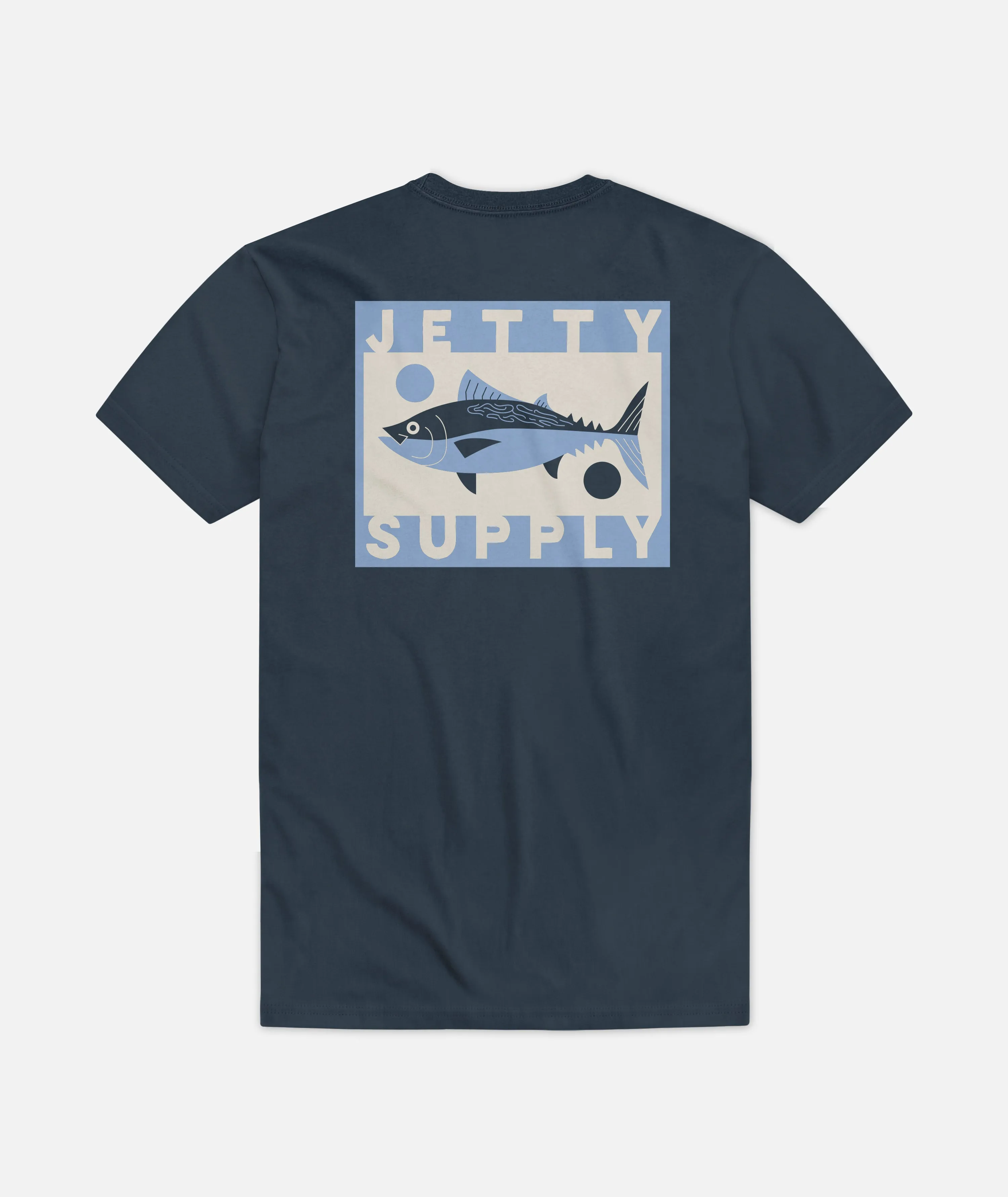 Beach Tuna Tee - Blue