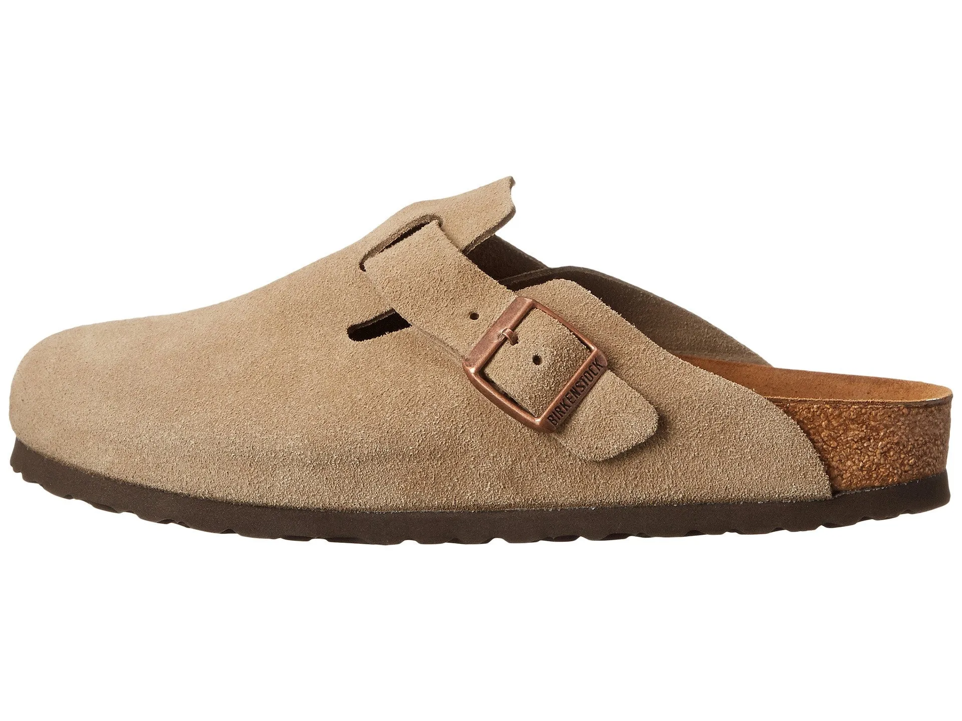 BIRKENSTOCK UNISEX Boston Soft Footbed (Taupe - Regular Fit)