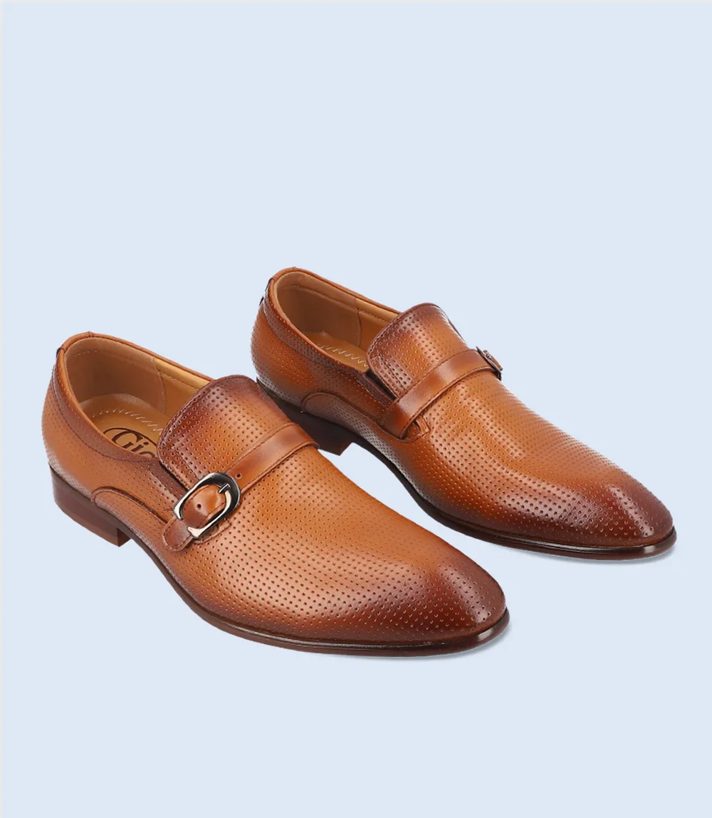 BM4126-TAN-Men Formal Slip-on's