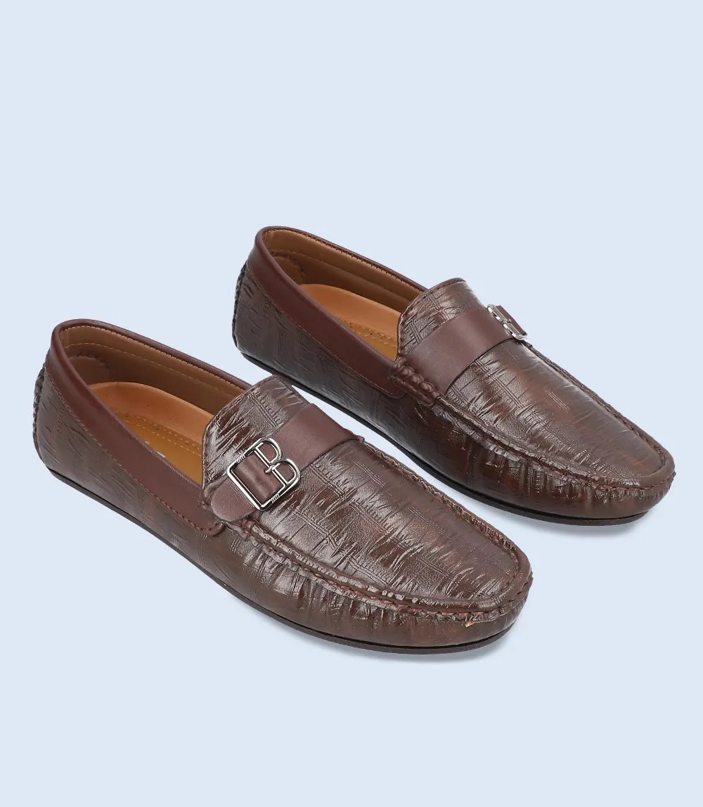 BM5122-BROWN-Men Loafers