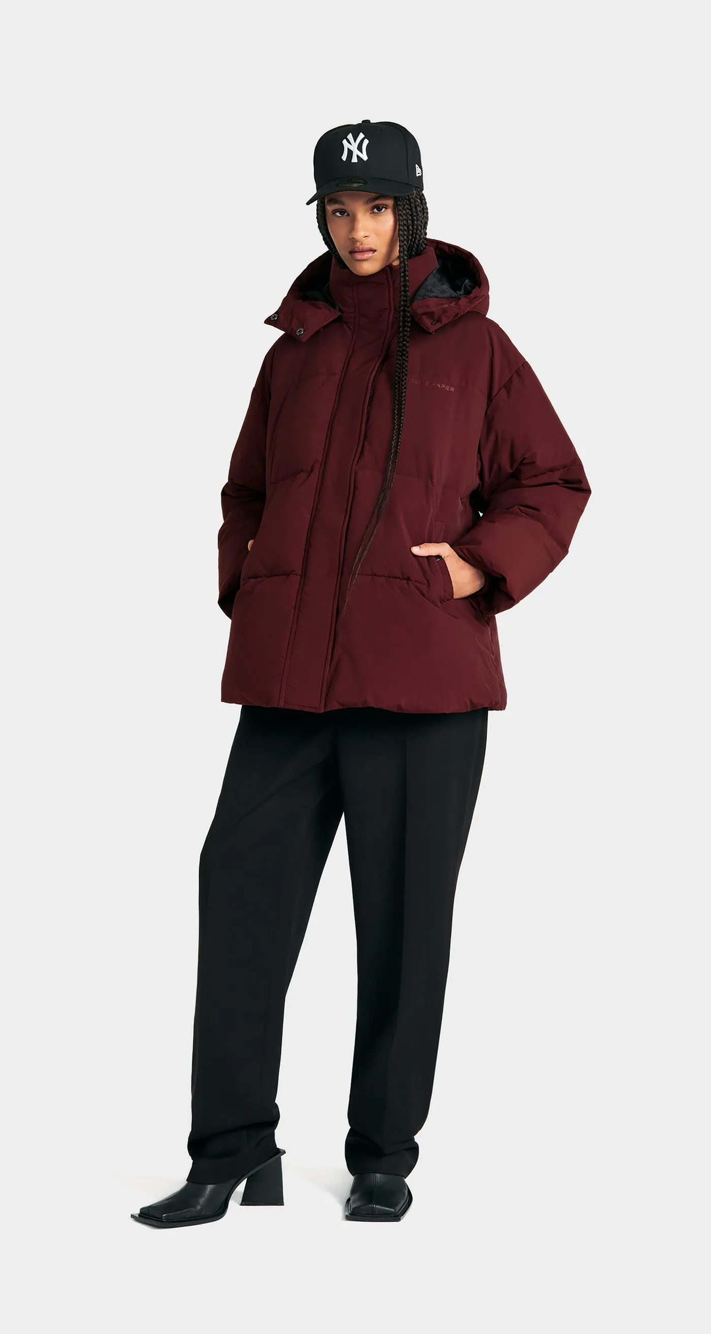 Bordeaux Wine Nicole Puffer Jacket