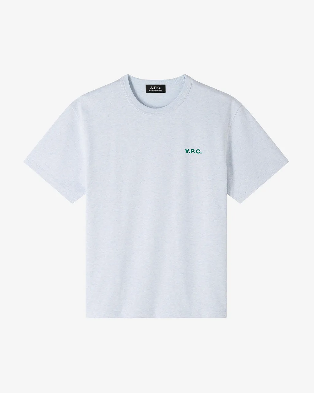 Boxy Petit VPC T-Shirt Heather Sky Blue/Green