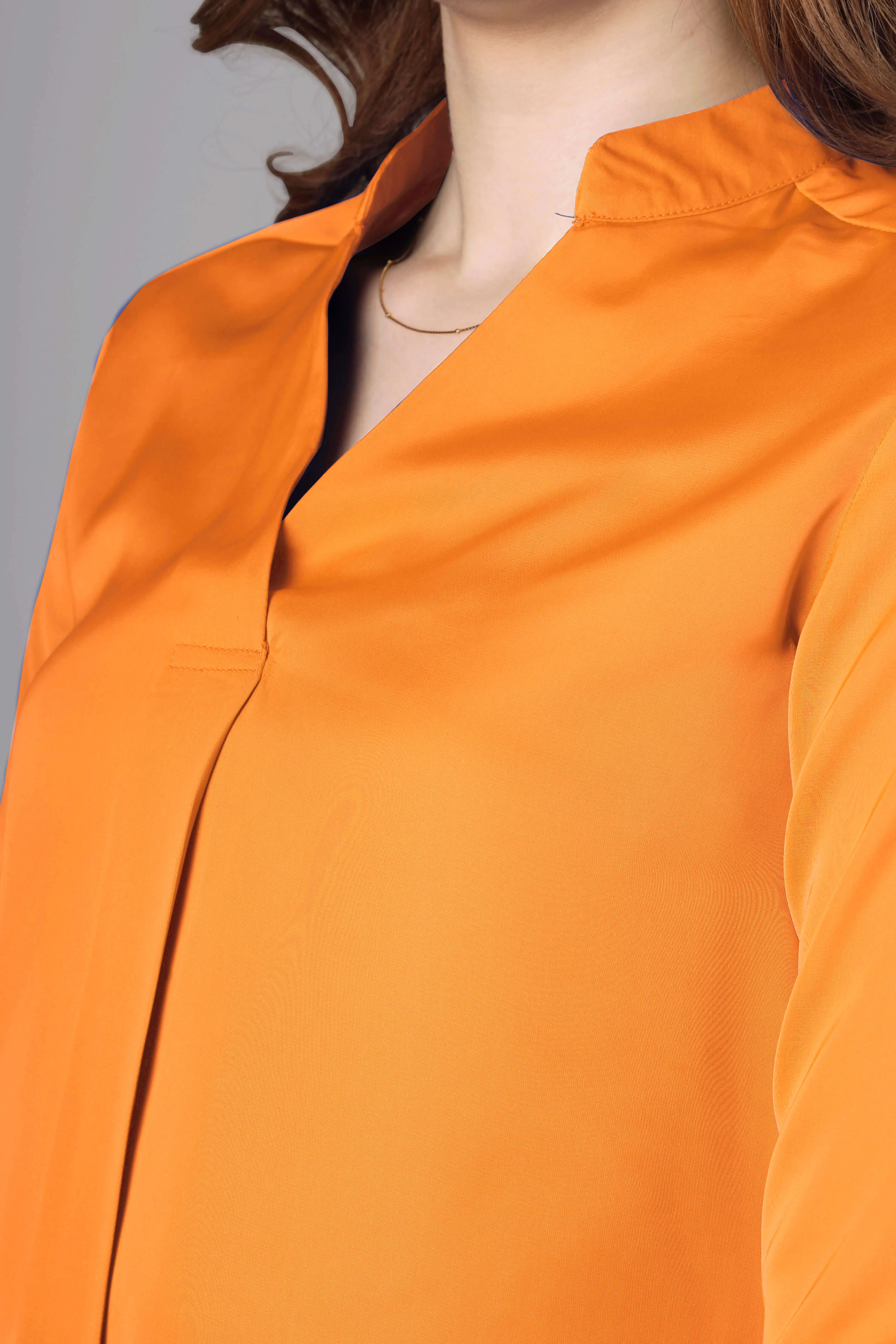 Classic Orange Top For Women