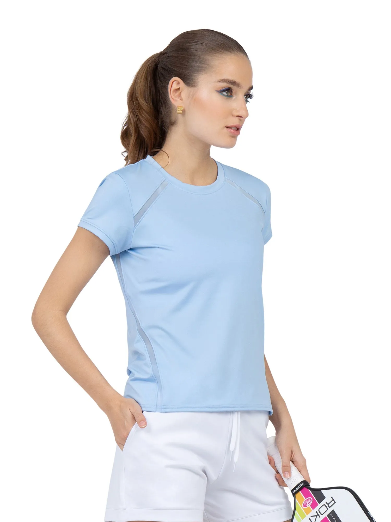 Classic Short Sleeve Crew Neck - Bluebell