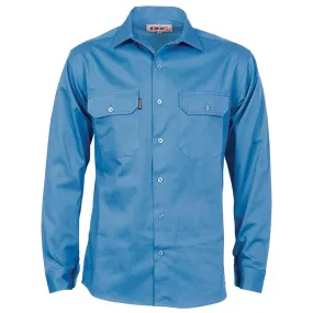 Cotton Drill Long Sleeve Work Shirt