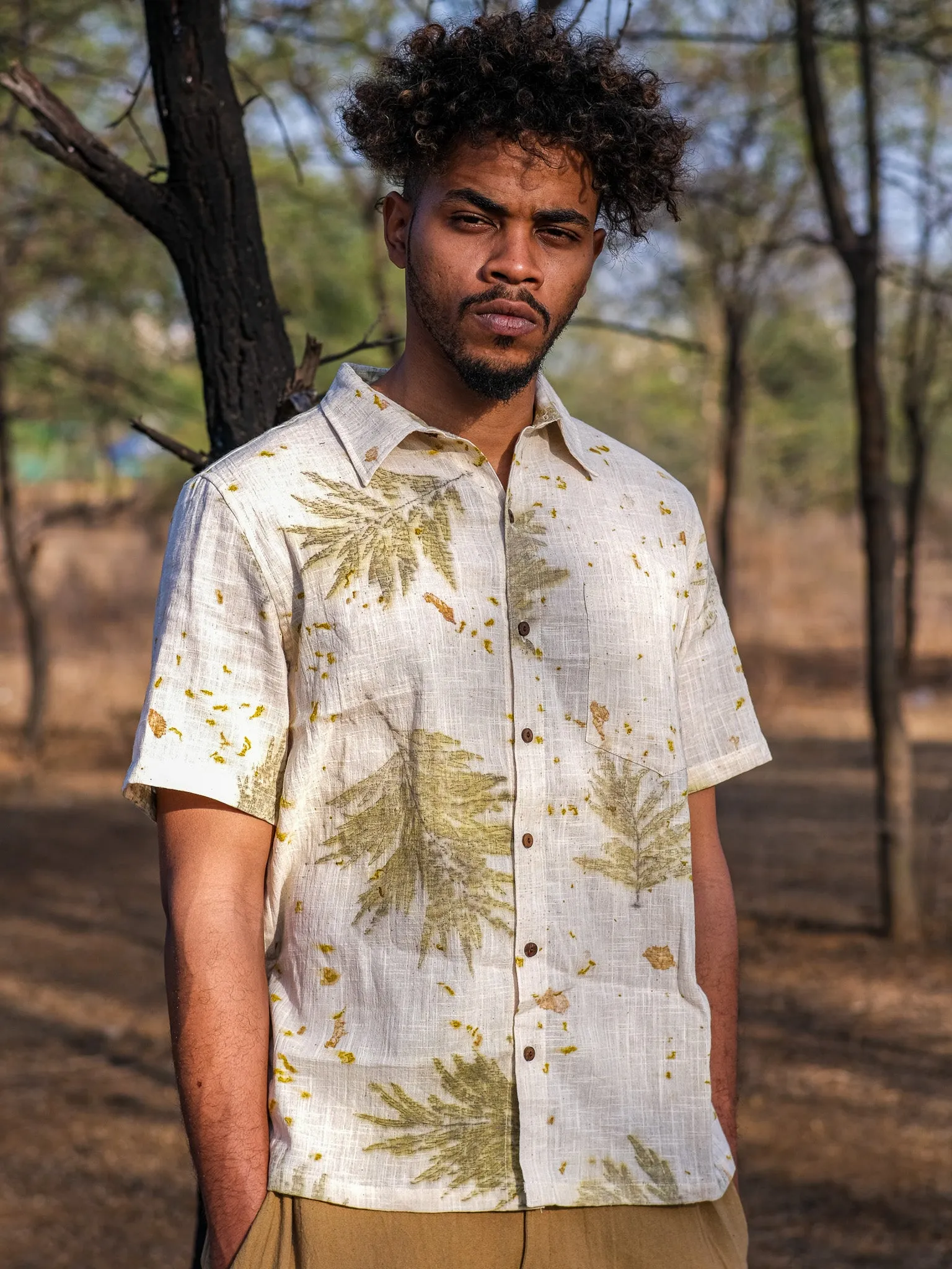 Eco print shirt