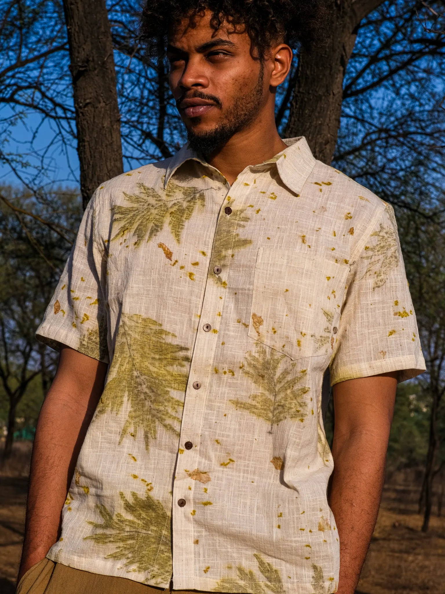 Eco print shirt