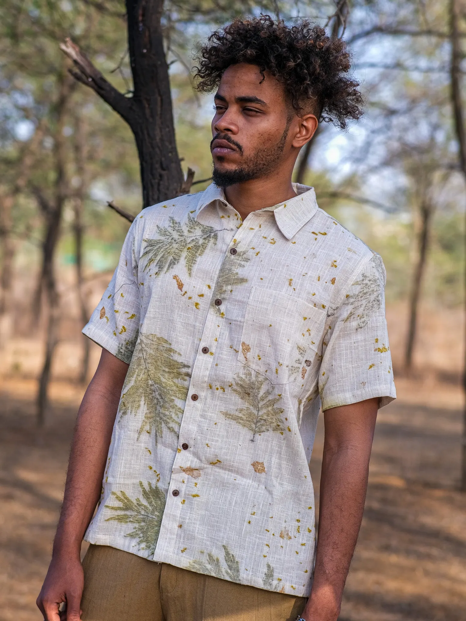 Eco print shirt