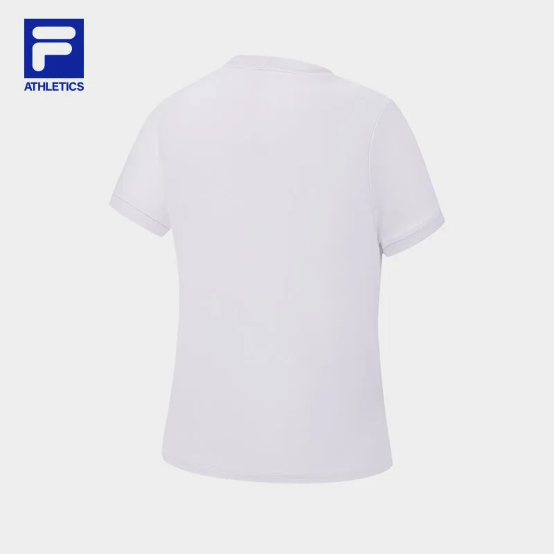 FILA CORE ATHLETICS FITNESS Women Short Sleeve T-shirt (Ash)