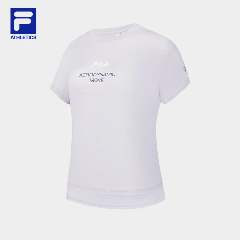 FILA CORE ATHLETICS FITNESS Women Short Sleeve T-shirt (Ash)