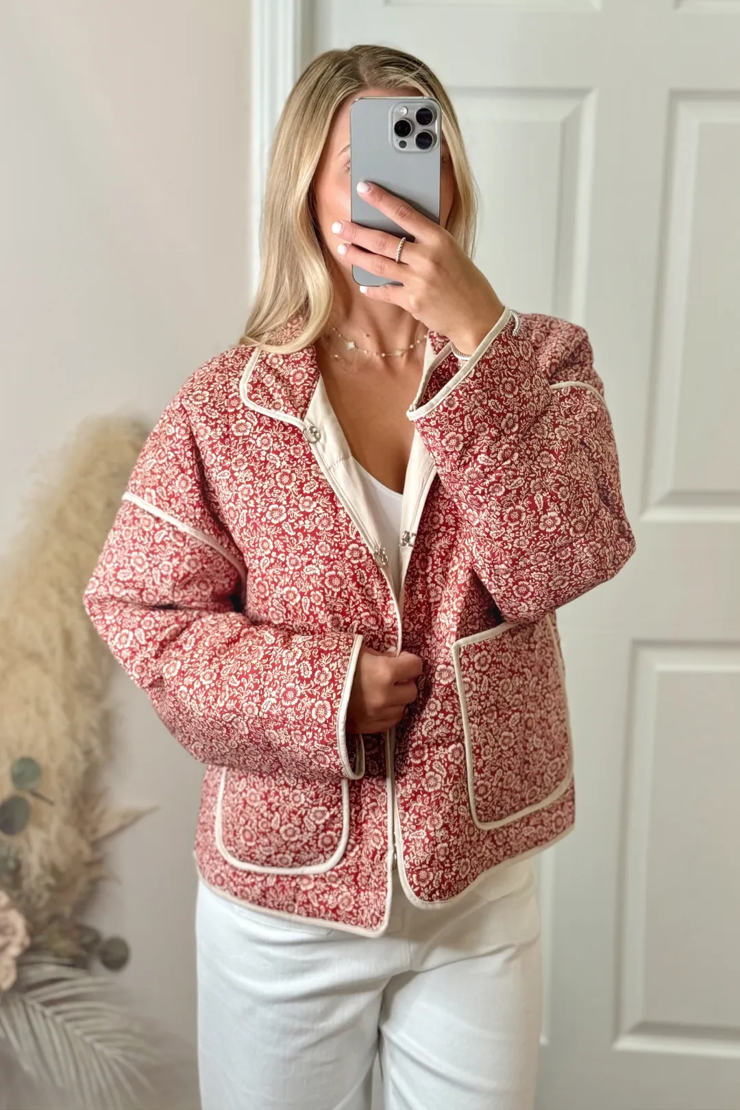 Floral Quilted Jacket