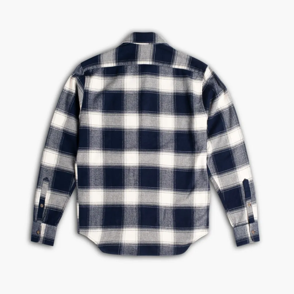 Forever Flannel Shirt | Navy & Cream