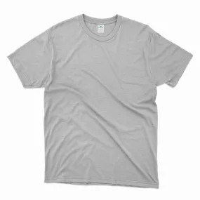 Heather Gray Plain T-Shirt