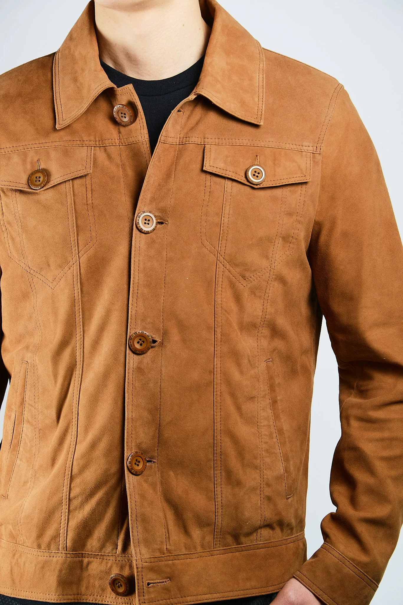 Holloway Trucker Suede Jacket