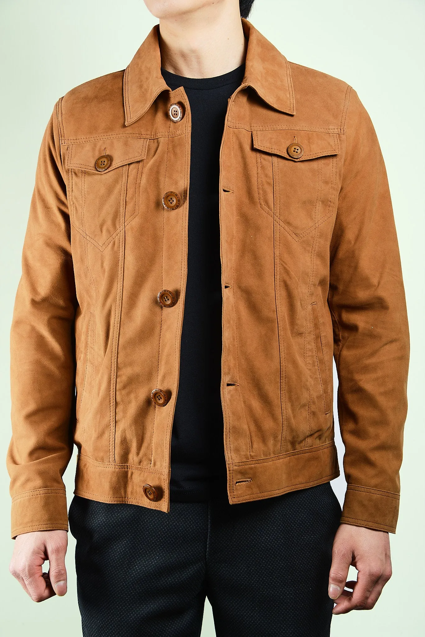 Holloway Trucker Suede Jacket