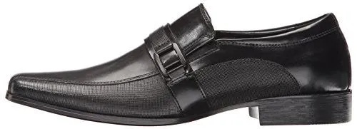 KENNETH COLE REACTION MEN'S GOOD REVIEW SLIP-ON LOAFER, BLACK, 11.5 M US