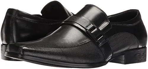 KENNETH COLE REACTION MEN'S GOOD REVIEW SLIP-ON LOAFER, BLACK, 11.5 M US