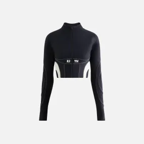 Kith Women Sora Seamed Track Zip Long Sleeve - Black