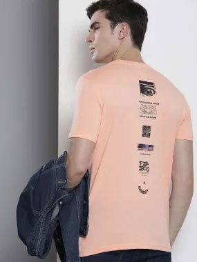 Men Back Printed T-shirt