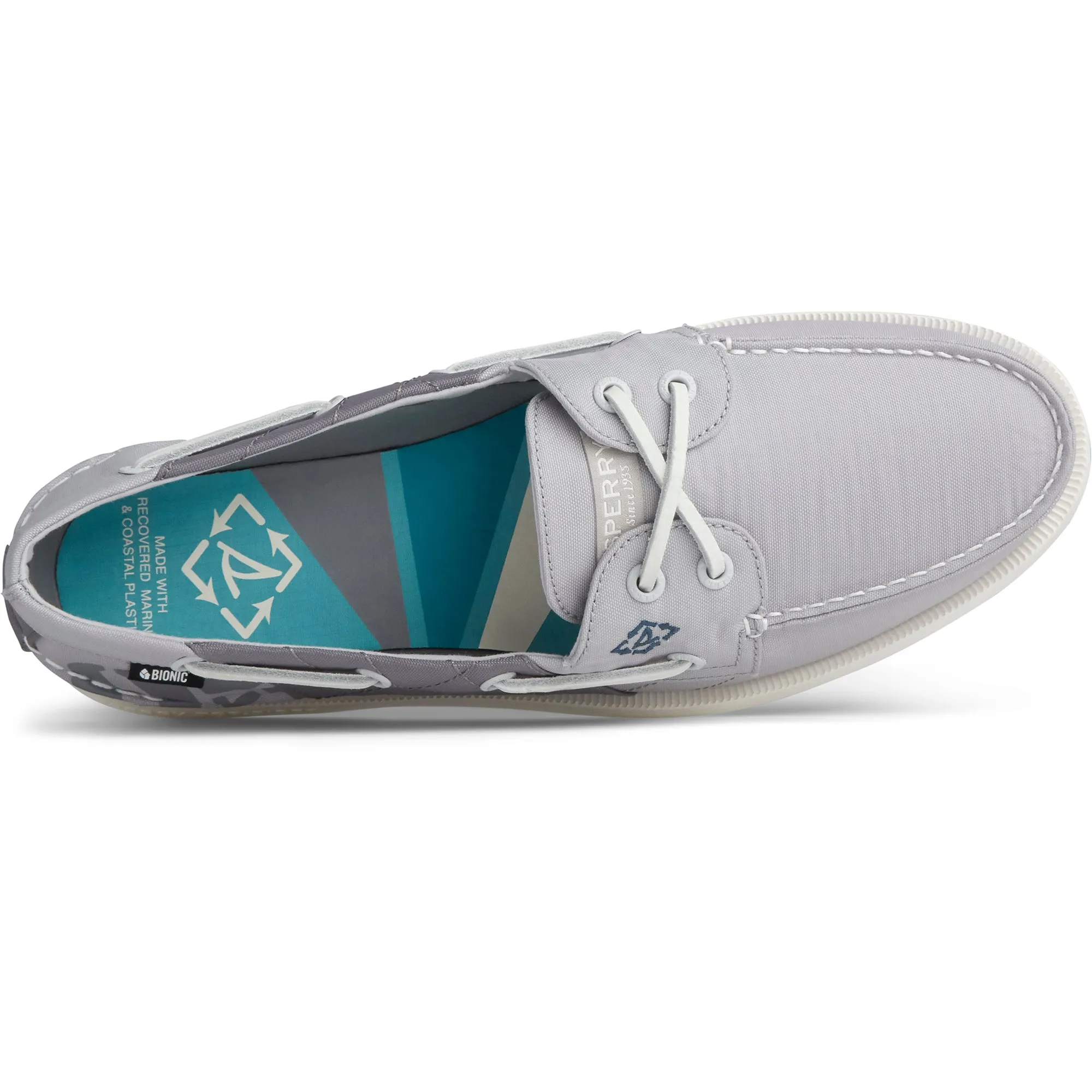 Men's  Authentic Original Bionic Boat Shoe - Grey (STS22281)