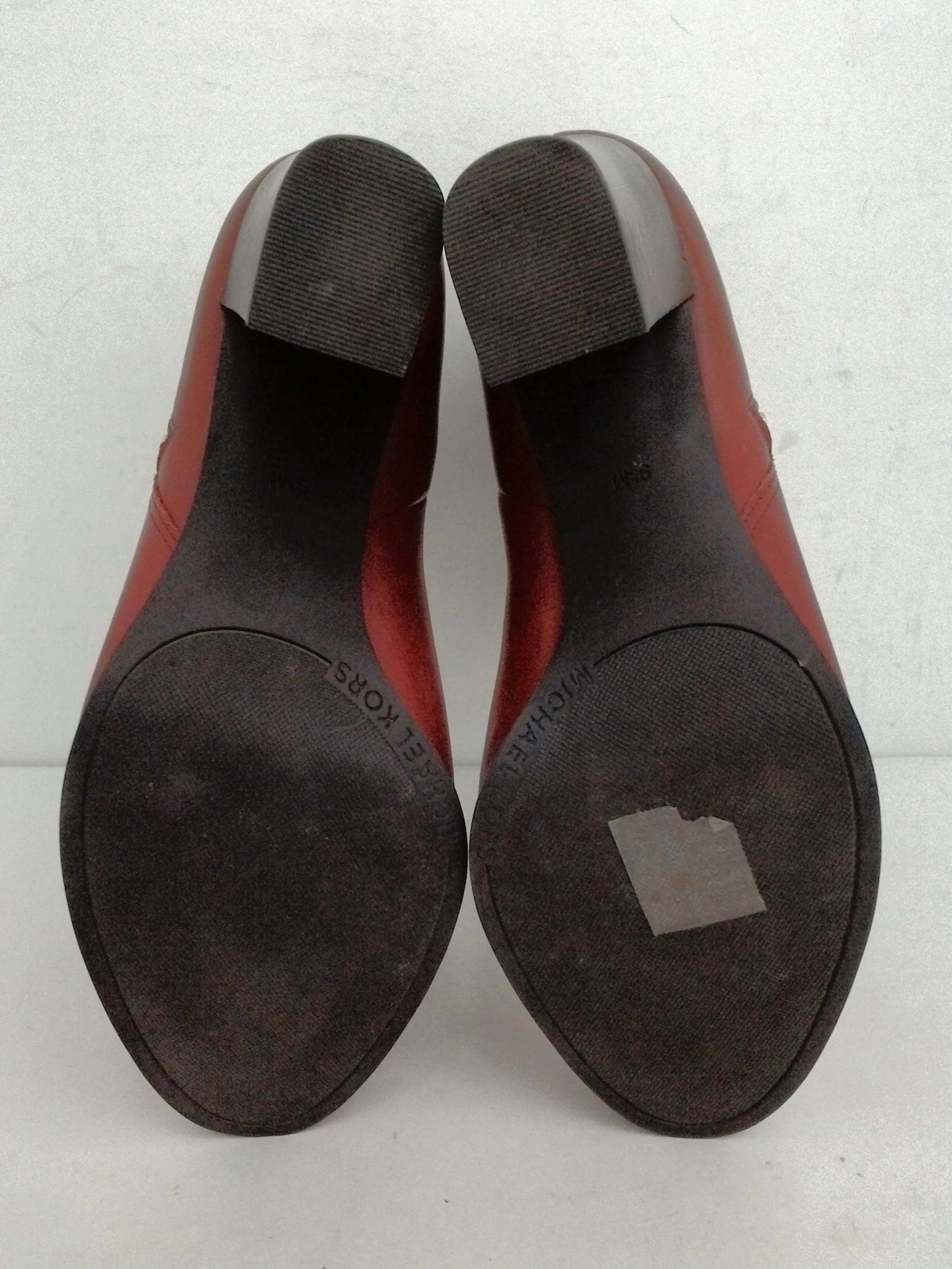 Michael Kors Women's Burnt Red Booties Size 9.5 M