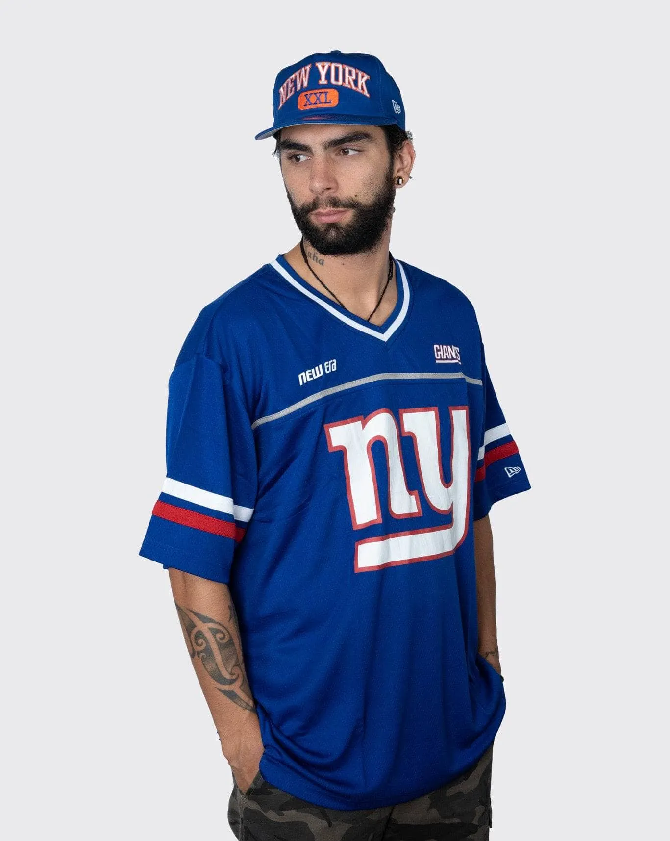 New Era NY Giants Oversized Mesh Tee