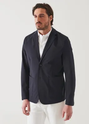 NUCLEO NYLON STRETCH TWO-BUTTON BLAZER