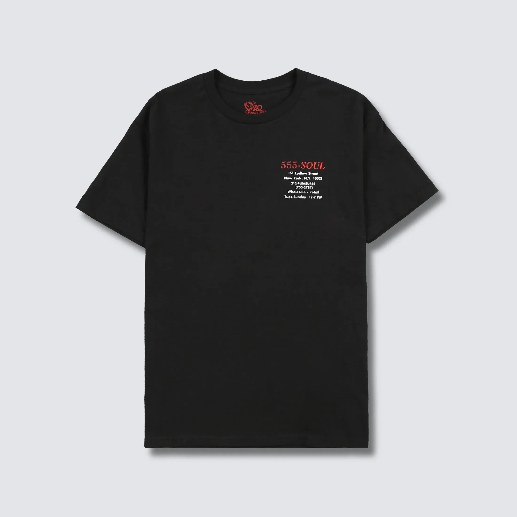 PLEASURES Biz Card T-SHIRT