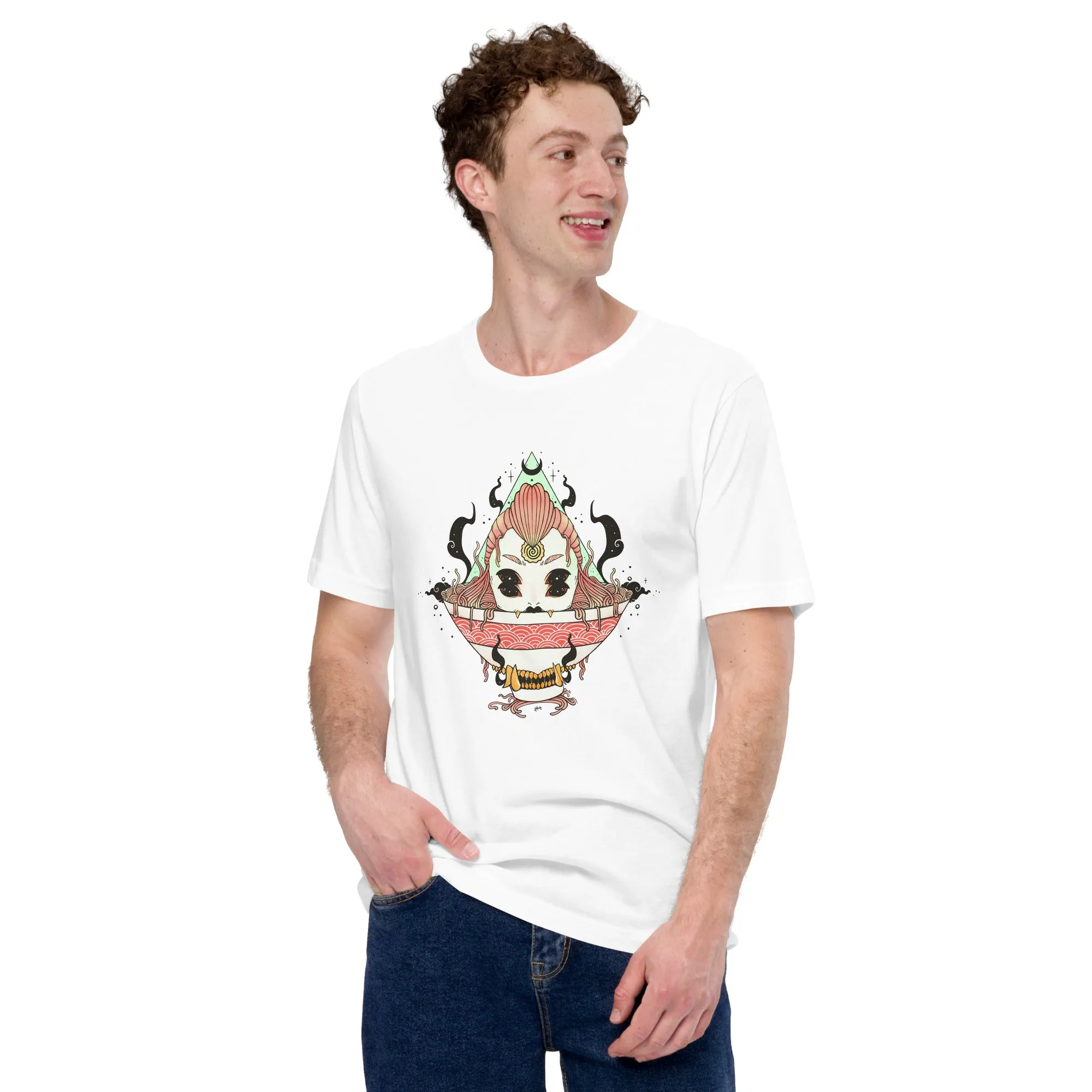 Ramen Monster, Unisex T-Shirt