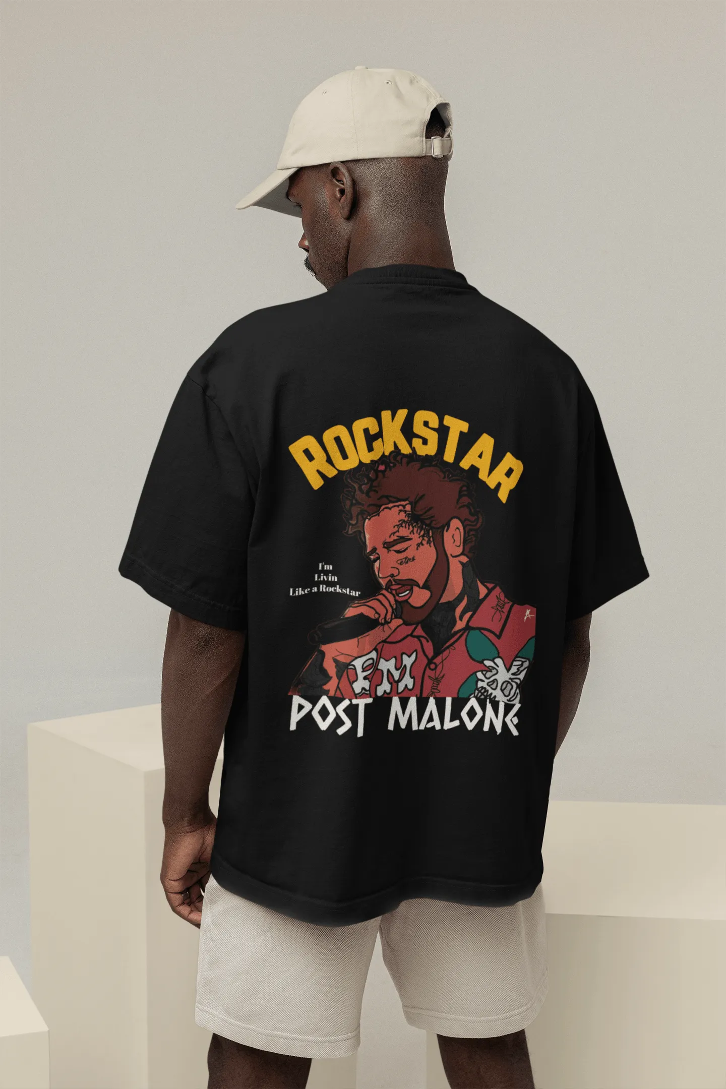 Rockstar Post Malone Oversized T-shirt