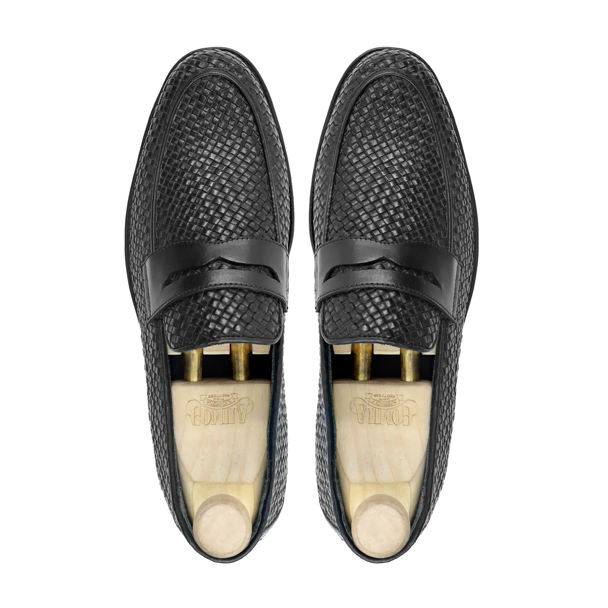 Rybnik - Men' Black Woven Loafer