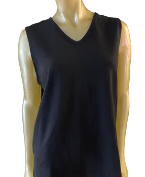 Sleeveless V-neck top