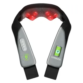 Snailax Cordless Neck Massager with Heat, Shiatsu Neck Shoulder Massager Pillow --SL-613