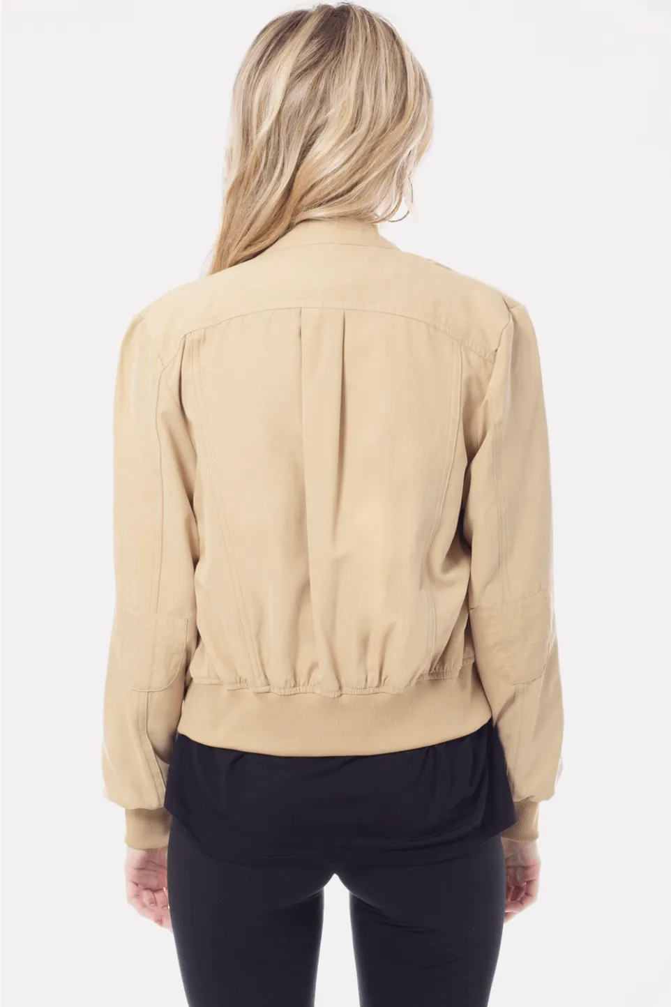 Suede Bomber Jacket