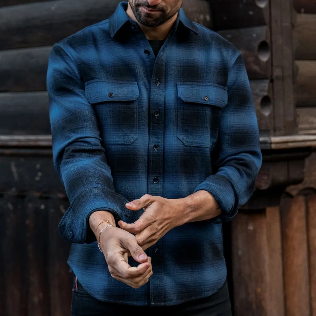 Summit Flannel Shirt | Navy