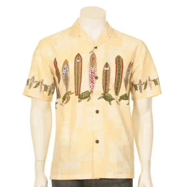 Surfboard Honu Chestband Aloha Shirt