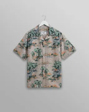 Wax L. DIDCOT SS SHIRT SCENIC BLUE