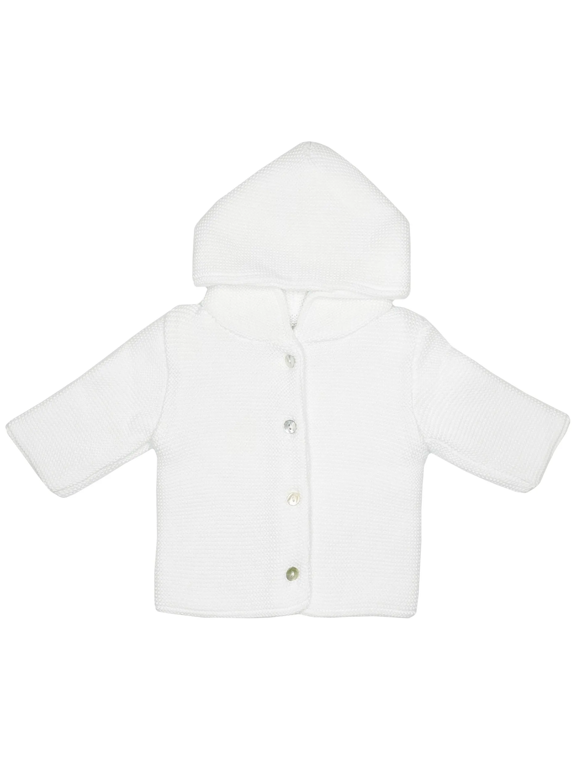 White Knitted Baby Jacket