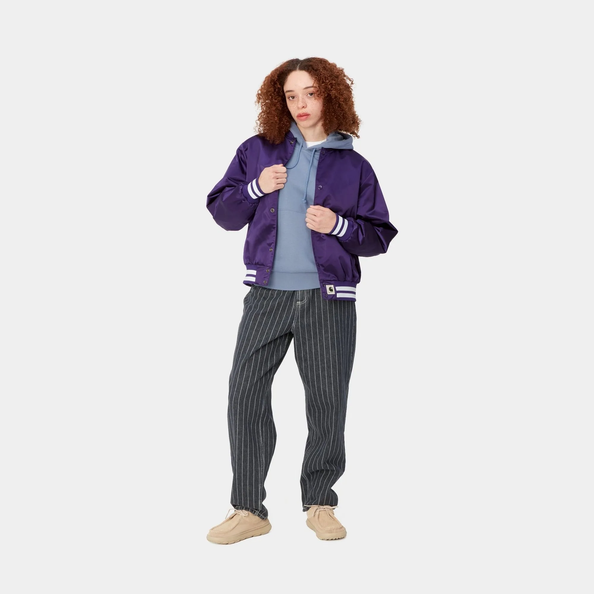 Women's Class of 89 Bomber Jacket | Tyrian