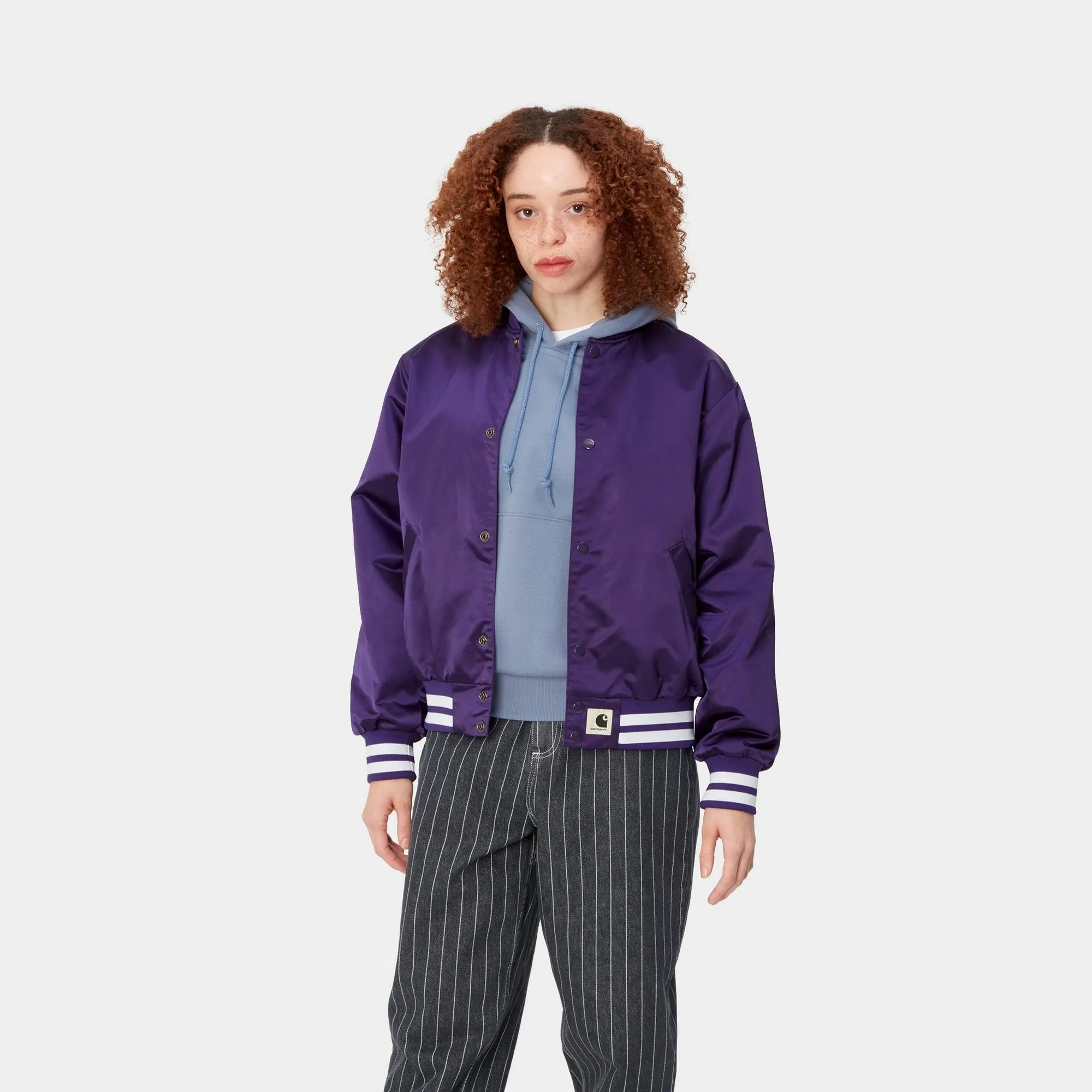 Women's Class of 89 Bomber Jacket | Tyrian