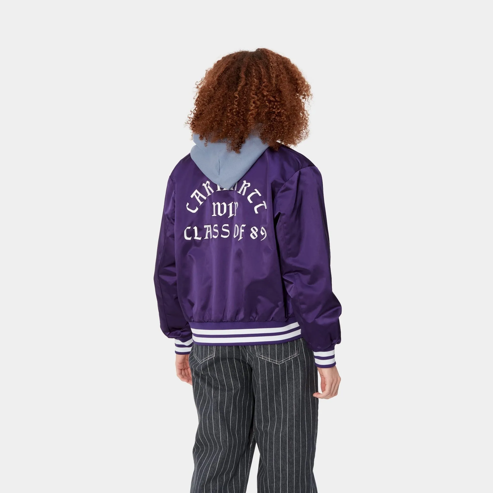 Women's Class of 89 Bomber Jacket | Tyrian