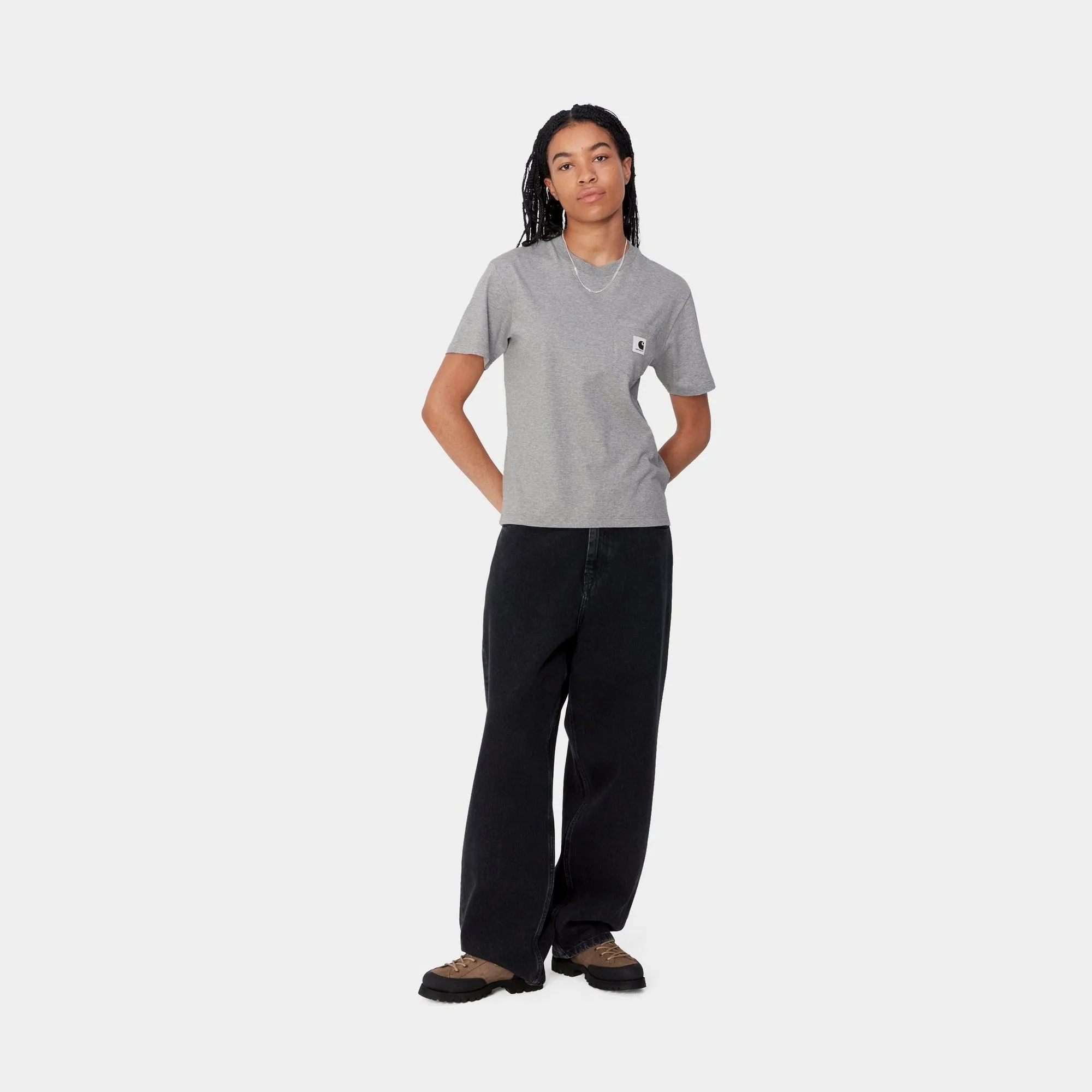 Women’s Pocket T-Shirt | Grey Heather