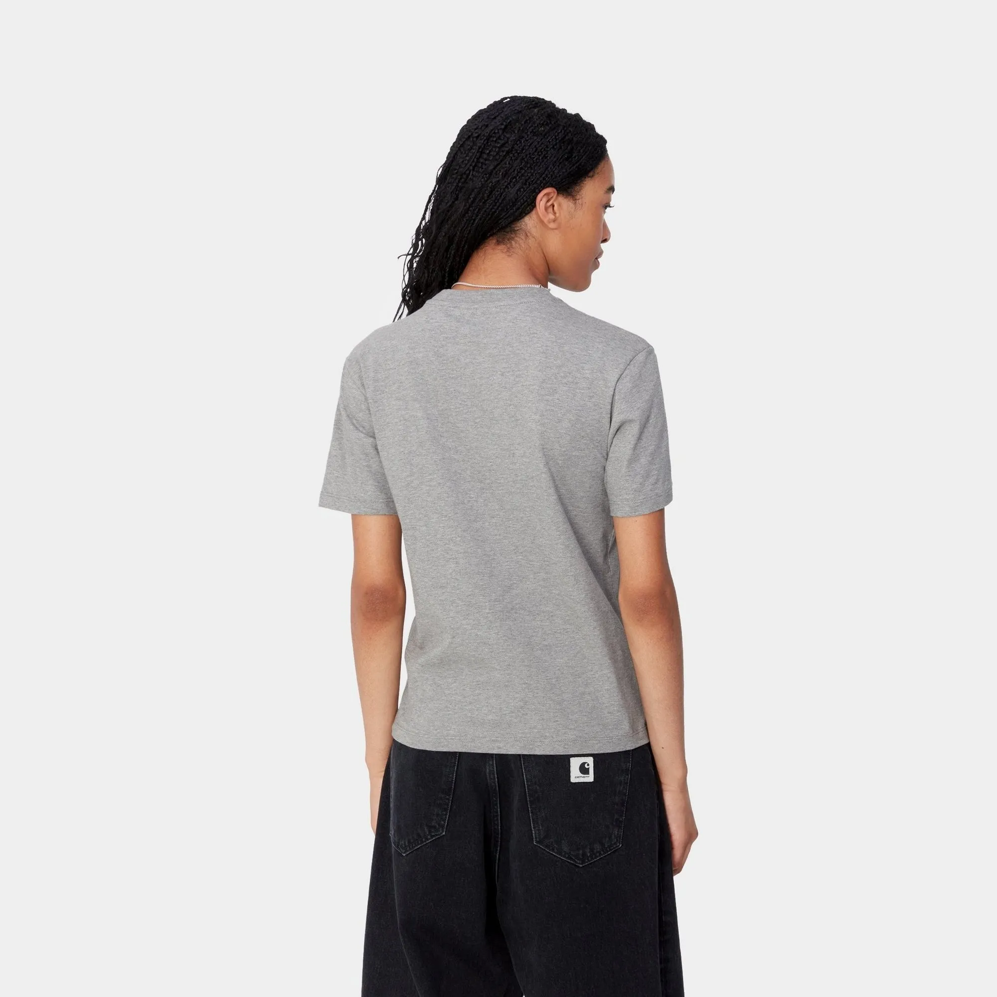 Women’s Pocket T-Shirt | Grey Heather