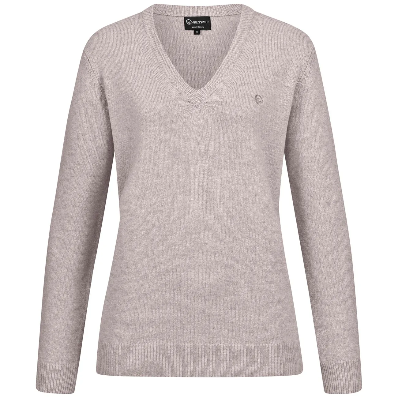 Wool Pullover V Neck Women