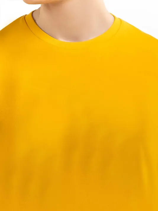 Yellow Crew Neck T-shirt